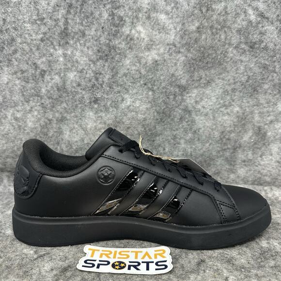 Adidas X Star Wars Grand Court Shoes Mens Sz 10 Black Darth Vader Storm Trooper - Picture 4 of 9